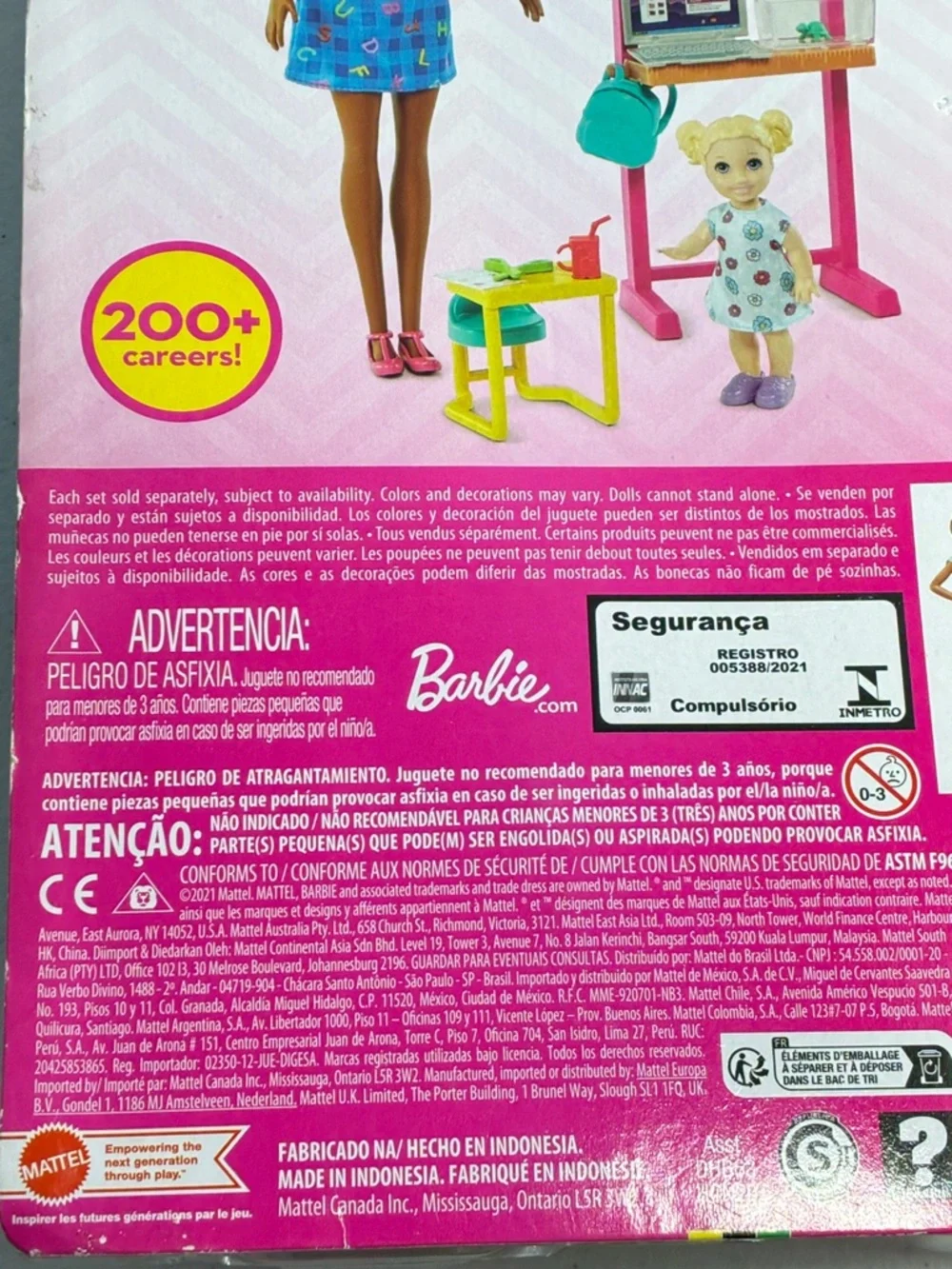 Barbie You Can Be Anything Careers Teacher Playset Black Doll AA NRFB